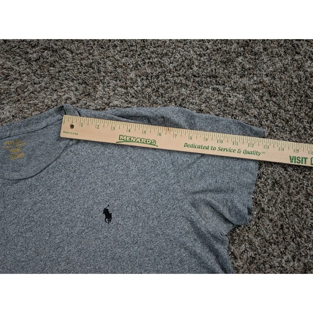 Polo Ralph Lauren Pony Logo T Shirt Mens‎ Medium Static Heather Gray